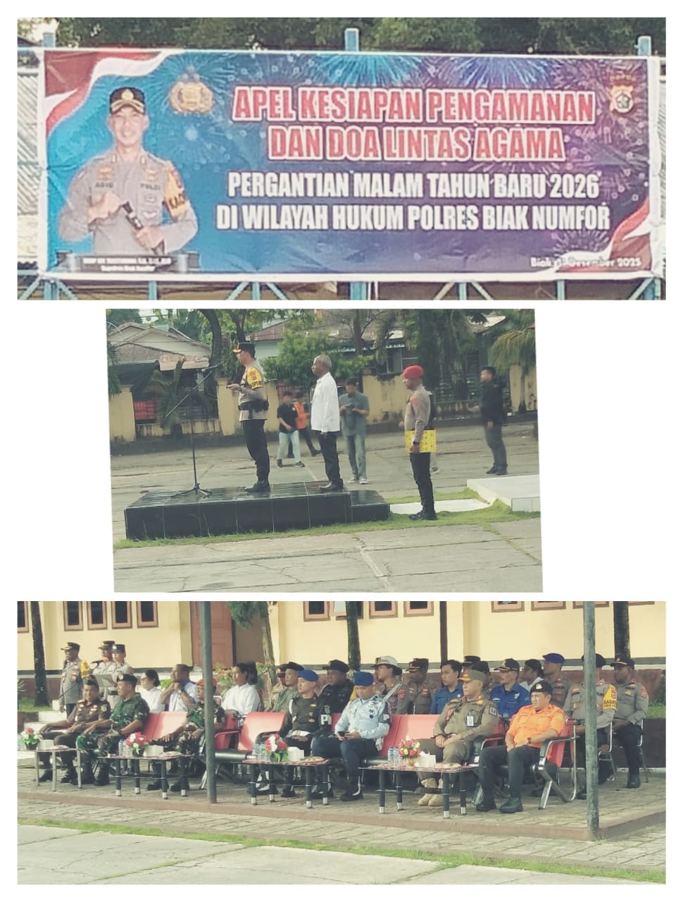 Apel Kesiapan Pengamanan dan Doa Lintas Agama Pergantian  Malam Tahun Baru 2026