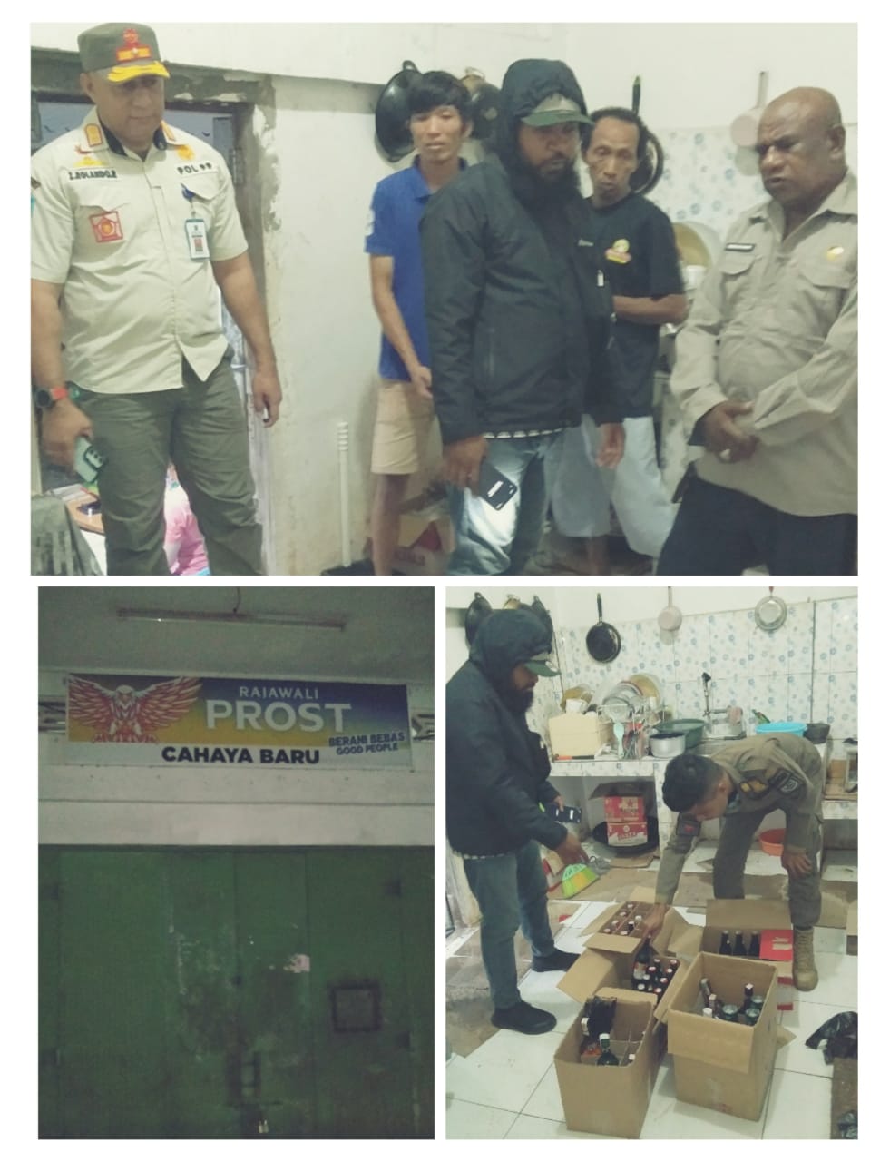 sidak miras pada ma;lam pergantian Tahun 2025-2026