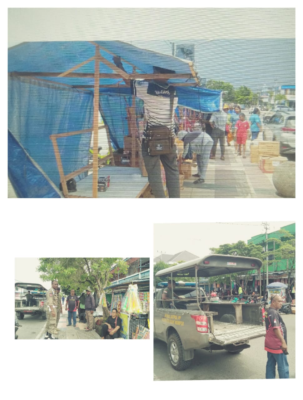 Penertiban Pedagang Penjualan Petasan di wilayah Imam Bonjol