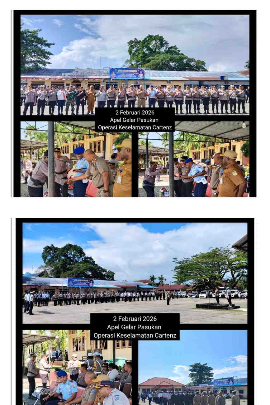 Apel Gelar Pasukan Operasi Keselamatan Cartenz